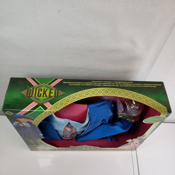 WICKED Shiz University Uniform Costume Hat Lantern Light Up Girls 4-6X Dress Up - Picture 11 of 16